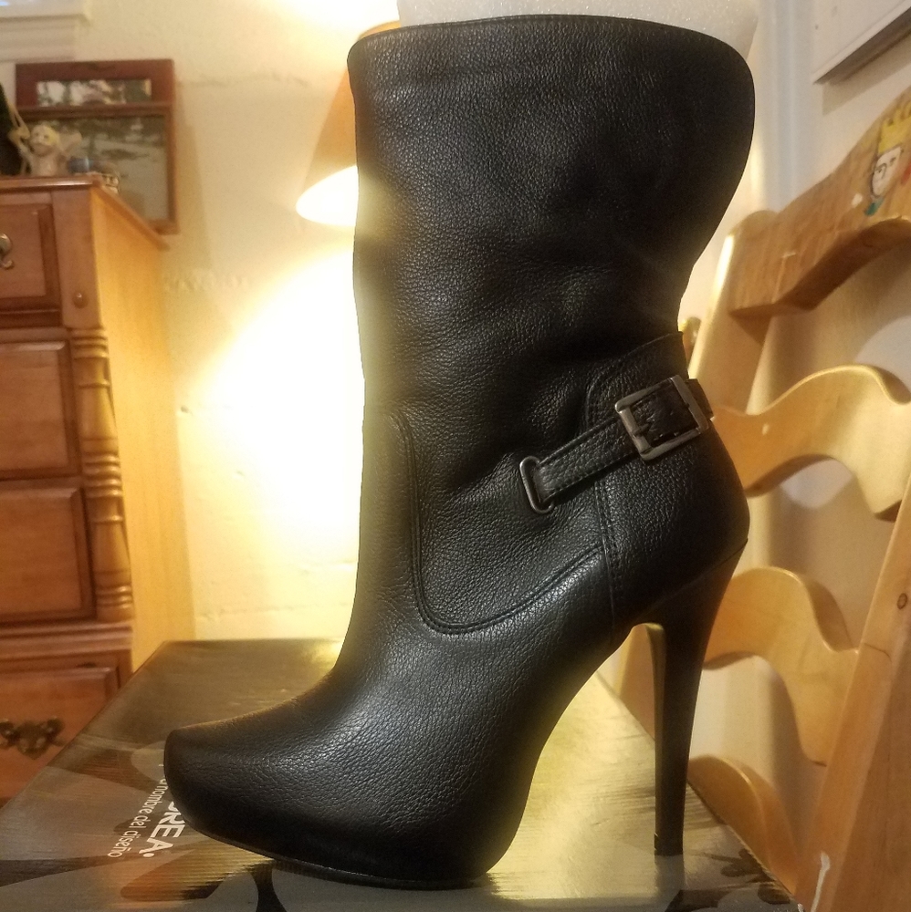 Andrea Leather Boots